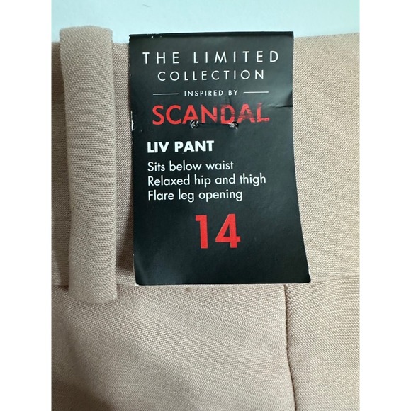 The Limited Collection Liv Pant Scandal Inspired Flare Leg Dress Pants Size 14 - Picture 3 of 4